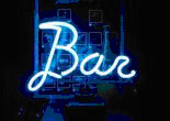 Neonschild "Bar"